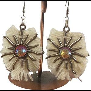 Boho Sun Goddess Fringe Earrings